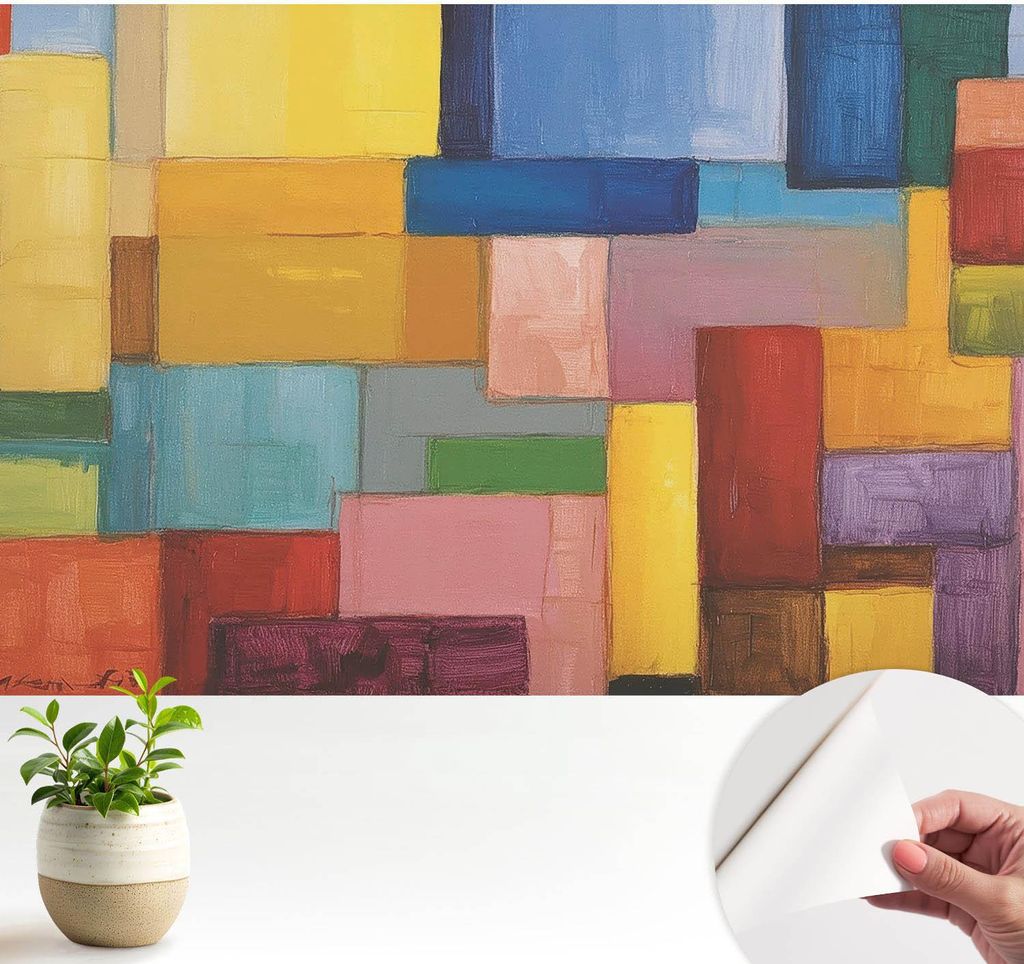 Fototapete selbstklebend - 104x70 cm - Tapete - Wandtapete - Wandbilder - Klebefolie - Dekofolie - Tapete Folie - Wand - Dekoration - Wohnzimmer - ...