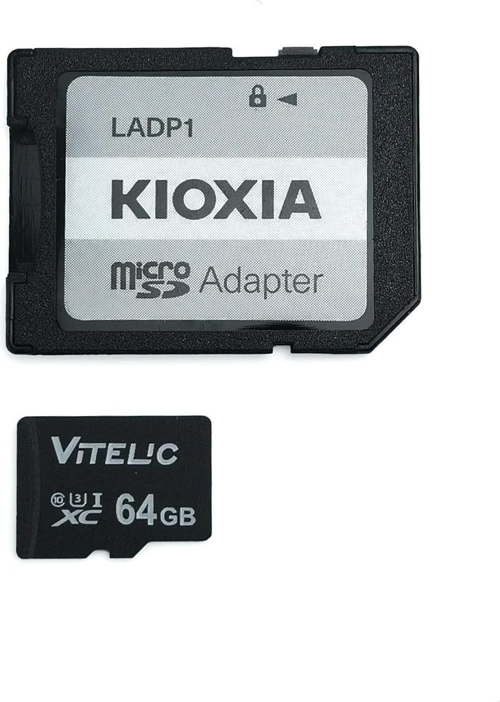 INF Micro-SD-Karte mit Hülle Schwarz