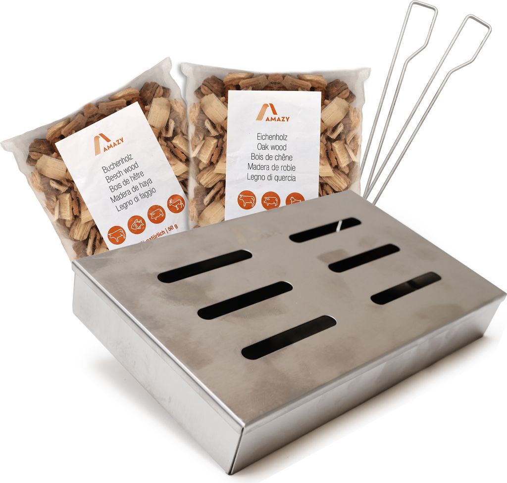 Eurocatch Räucherbox Edelstahl - Smokerbox Produktbild 