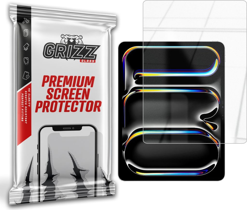 Hybriertes Glas GrizzGlass HybridGlass fr Apple iPad Pro 13" 2024 (7. Generation)