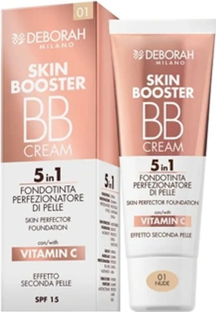 BB Cream Skin Booster Deborah Milano 01 Nude con Vitamina C 30ml