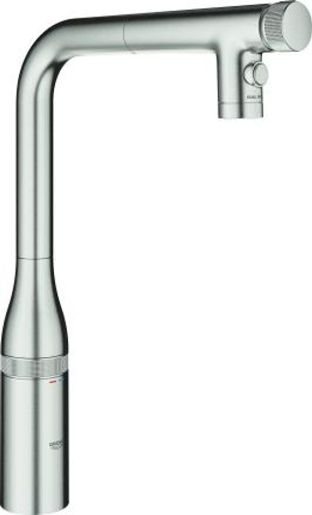 GROHE Spültischbatterie Essence SmartControl 31892, ausziehbare Dual Spülbrause, supersteel