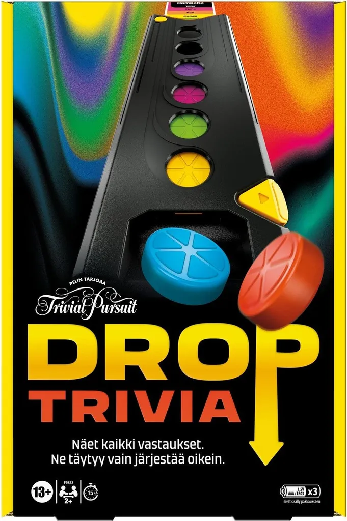 Jeu de société Trivial Pursuit édition en finnois pour collectionneurs