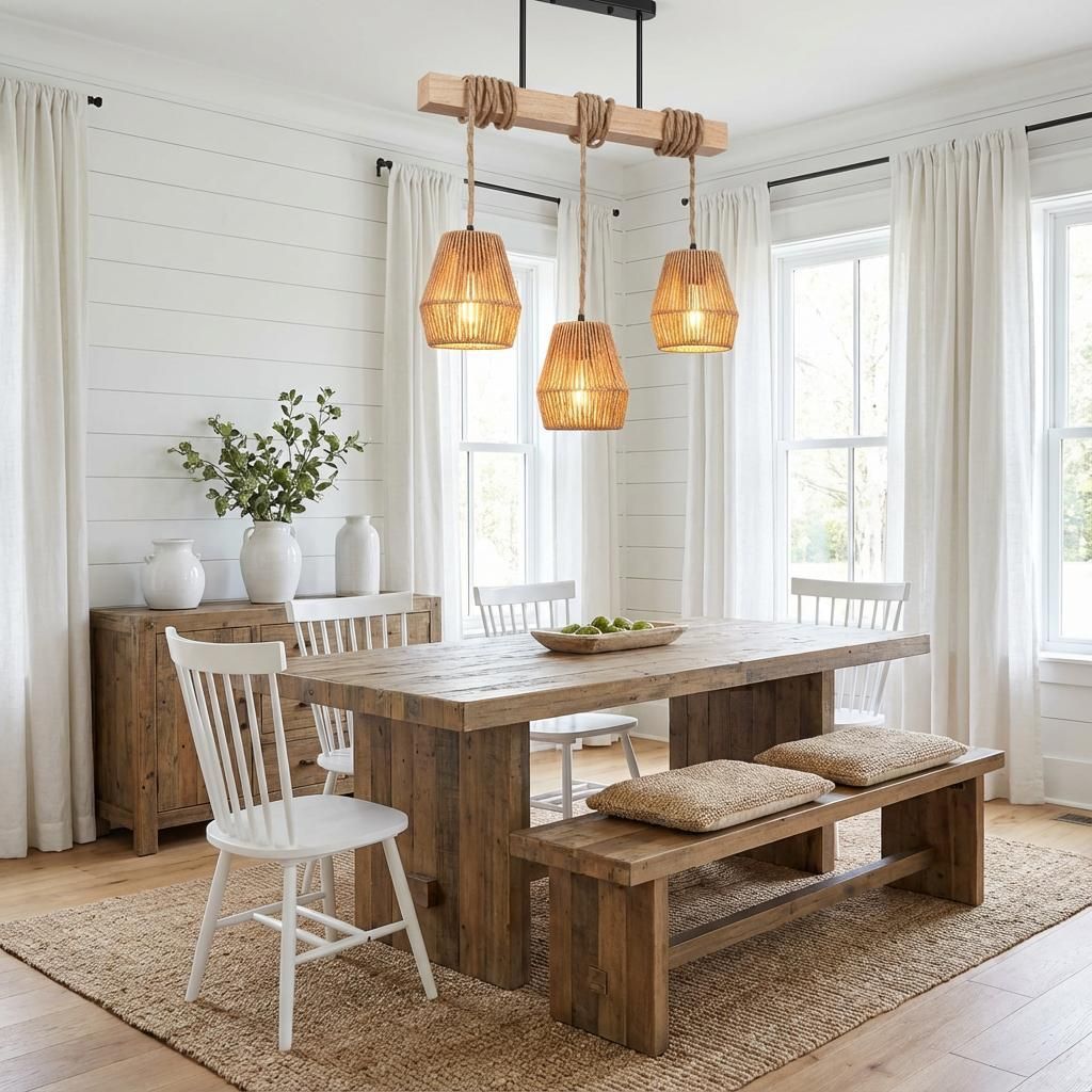 Pendelleuchte Esstisch Rattan Hngeleuchte Esszimmer Lampe