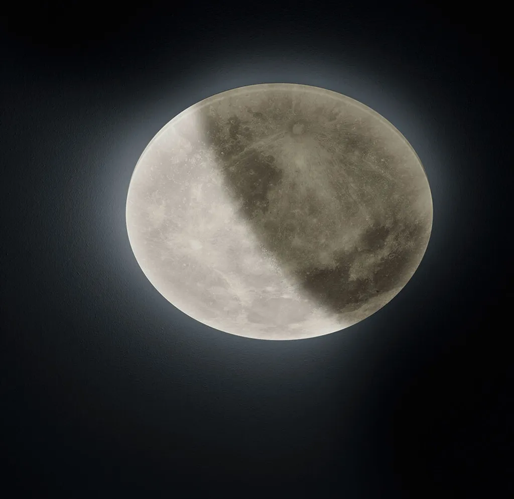 Plafonnier LED Dimmable LUNAR Effet Phase de Lune et Mode Veilleuse - 13