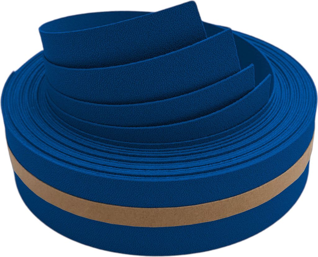 Doppelstab Sichtschutz zaun|zu PREMIUM VIERTEL Set Streifen 2,55m PP Zaunblende Enzianblau 2,55m