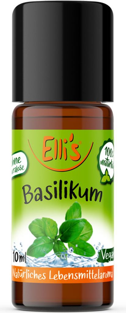 Basilikum - Natürliches Lebensmittelaroma (flüssig) Produktbild 