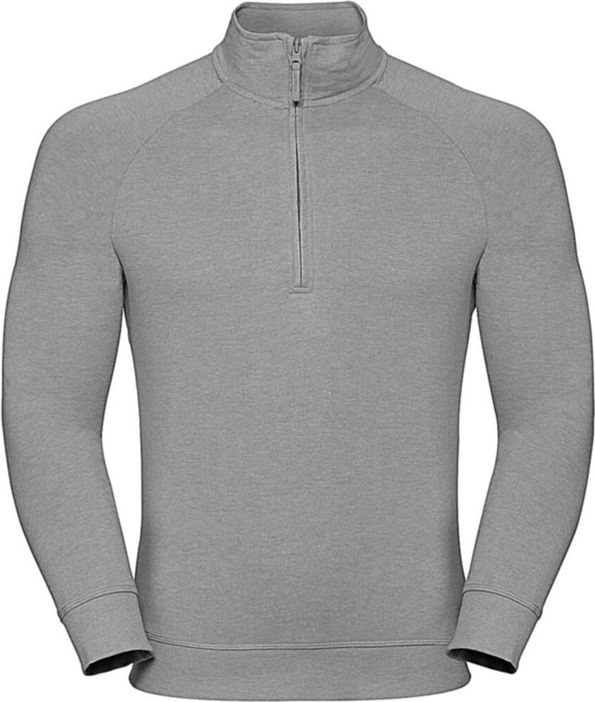 Herren HD 1/4 Zip Sweat - Farbe: Silver Marl - Größe: 3XL