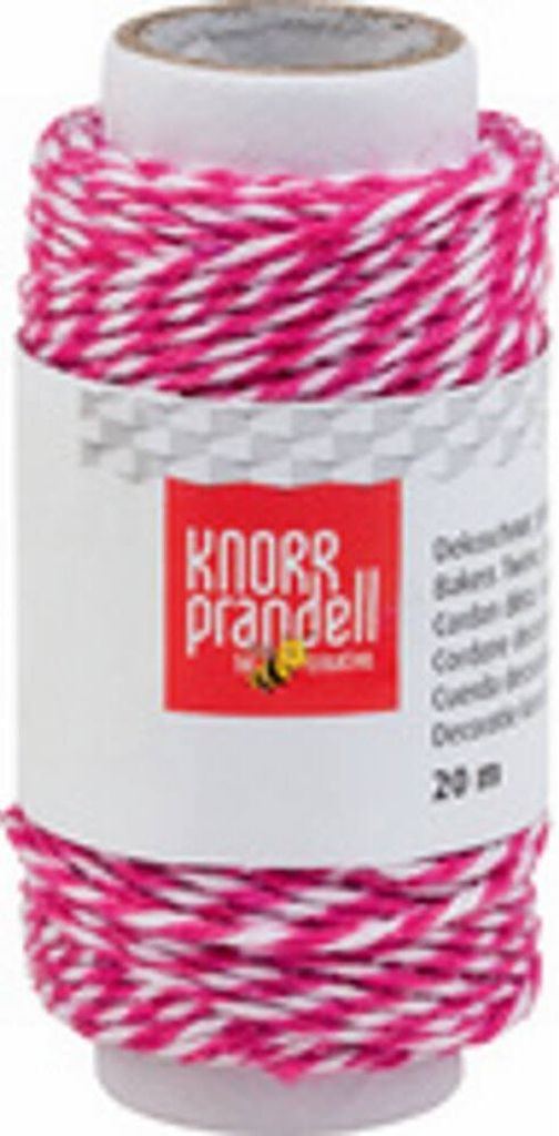 KNORR prandell Dekoschnur / Bäckerkordel pink 20 m