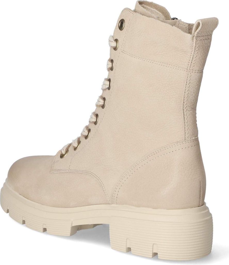 Paul Green Damen Schnürstiefeletten Beige Rauleder Größe: Produktbild 3