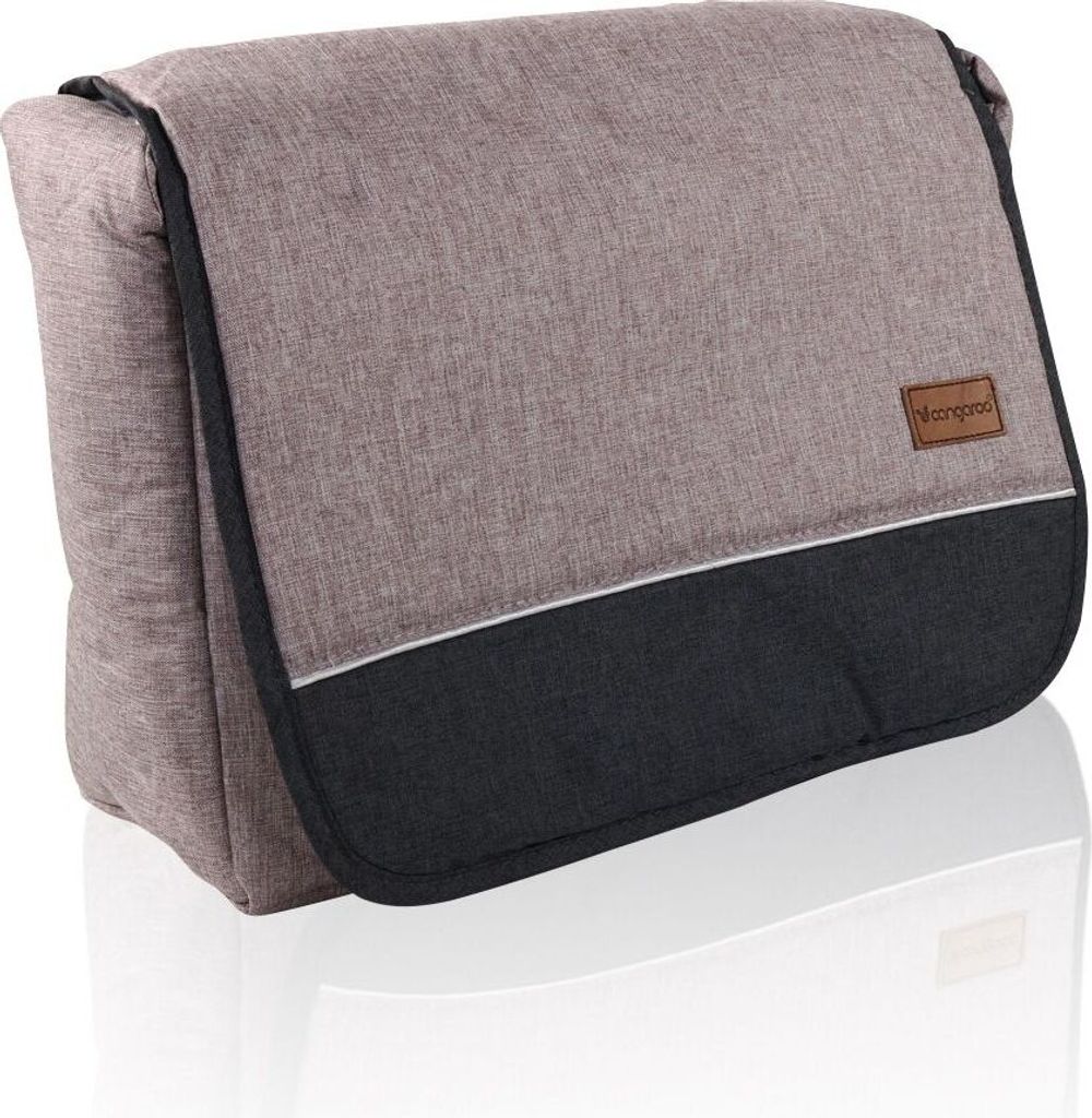 Cangaroo Wickeltasche Maraya verstellbarer Schultergurt Innentaschen für Zubehör beige