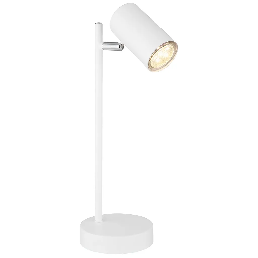 Lampada Comodino Bianca Globo 57910TW: Luce da Lettura Soft e Moderna