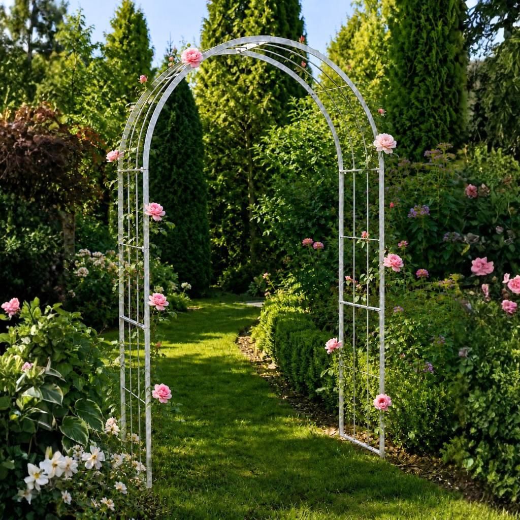 DanDiBo Arco di rose zincato Solido 140 cm Arco 96519 Immagine del prodotto 