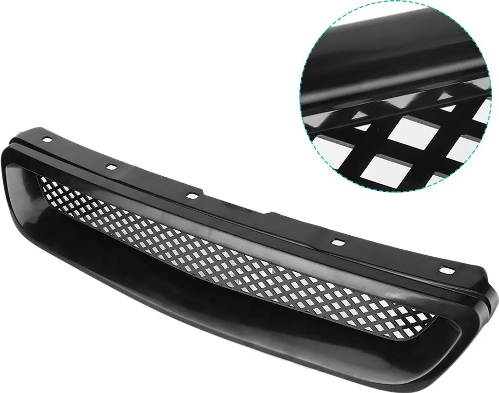 Grille de Calandre Sport Honda Civic 96-98 pour Look JDM Type R Noir