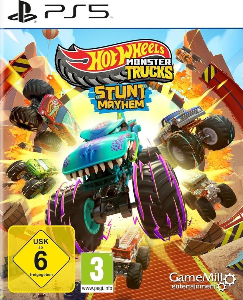 Hot Wheels Monster Trucks: Stunt Mayhem (PS5) Produktbild 