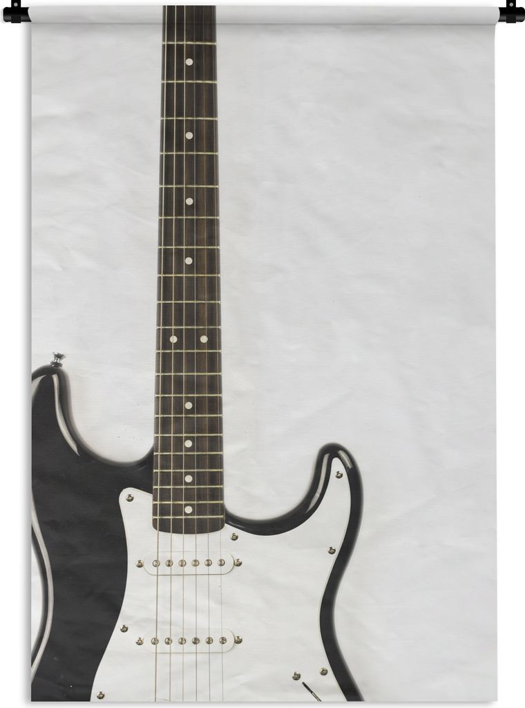 MuchoWow Wandteppich Wandbehang Der Mittelteil einer E-Gitarre 90x135 cm Tapisserie Dekoration Wandtuch - Baumwolle - Wandskulptur
