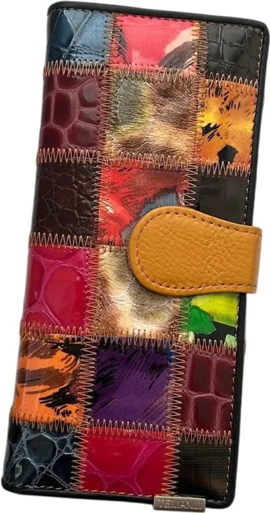 Portafoglio Donna TEMANLI Multicolore KP36474 | Vera Pelle Elegante