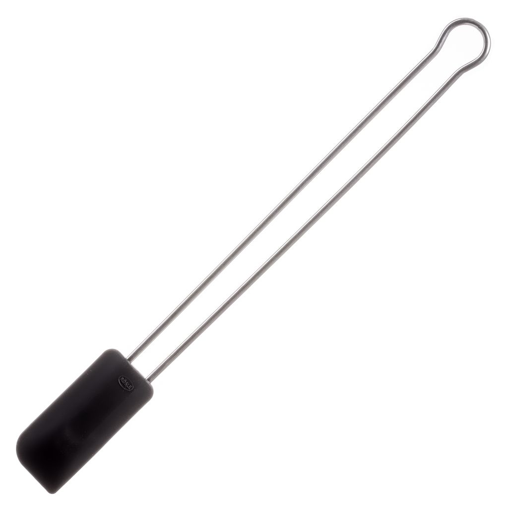 Rösle Teigschaber Silikon klein lang schwarz 26 cm Produktbild 
