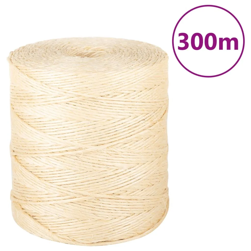 Corde sisal robuste 2 mm 300 m fibre naturelle pour arbre à chat DIY
