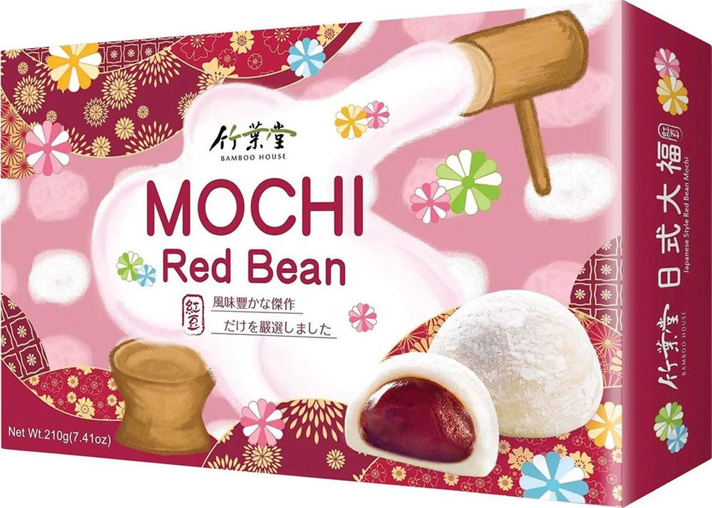 [ 210g ] Bamboo House Rote Bohne Mochi | Red Bean | Produktbild 