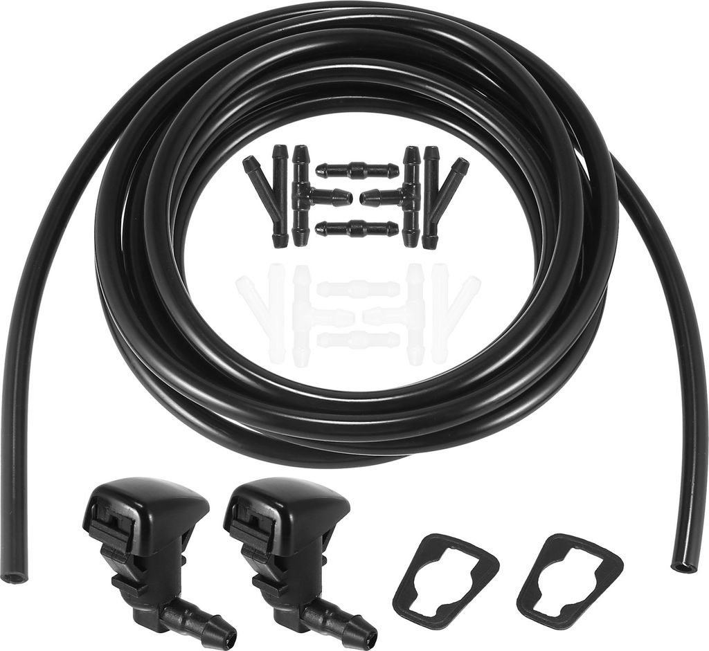 15Stk. Frontscheibenwaschschlauch Kit Scheibenwaschanlage Schlauch, Wischwasserschlauch Reparaturset Kit mit Schlauchverbinder für Toyota Tacoma S...
