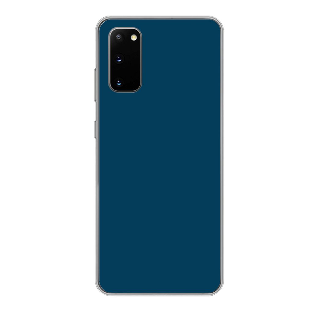 MuchoWow Handyhülle Schutzhülle Hülle für Samsung Galaxy S20 Indigo - Palette - Farben Silikon Softcase Handy Hülle - Bild