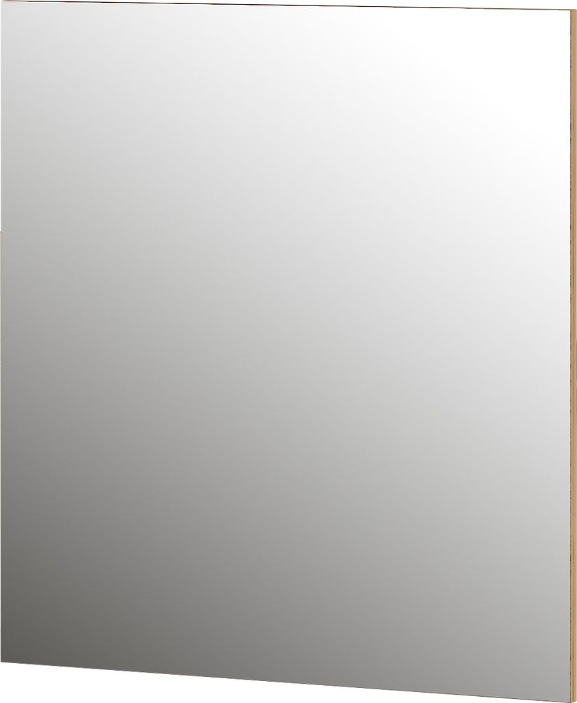 KADIMA DESIGN HAVEL Rechteckig Spiegel Garderobenspiegel Wandspiegel Flurspiegel Helles Holz 74 x 80 x 3
