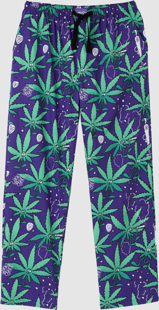 Lousy Livin Pants "Pyjama Pant Weedy" Purple Haze M Produktbild 