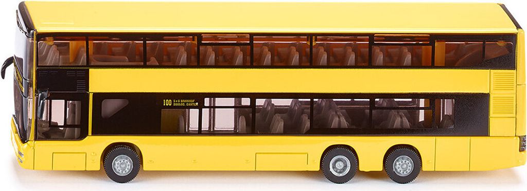 Siku Bus de ligne MAN à deux étages jaune ; 1884 Image du produit 