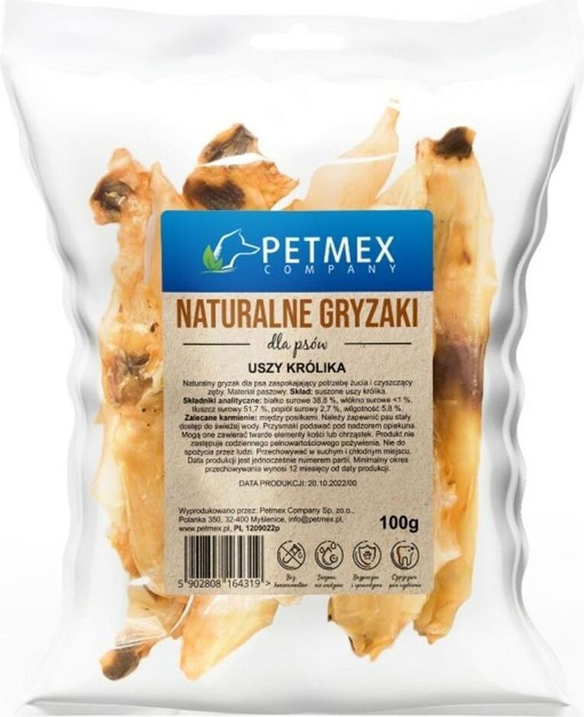 PETMEX Hundekauartikel Kaninchenohr - 100g