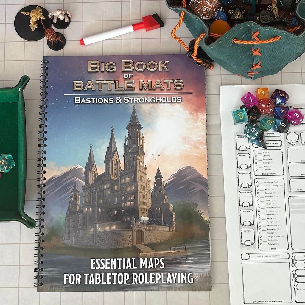 Big Book of Battle Mats Bastions & Strongholds Zdjęcie produktu 
