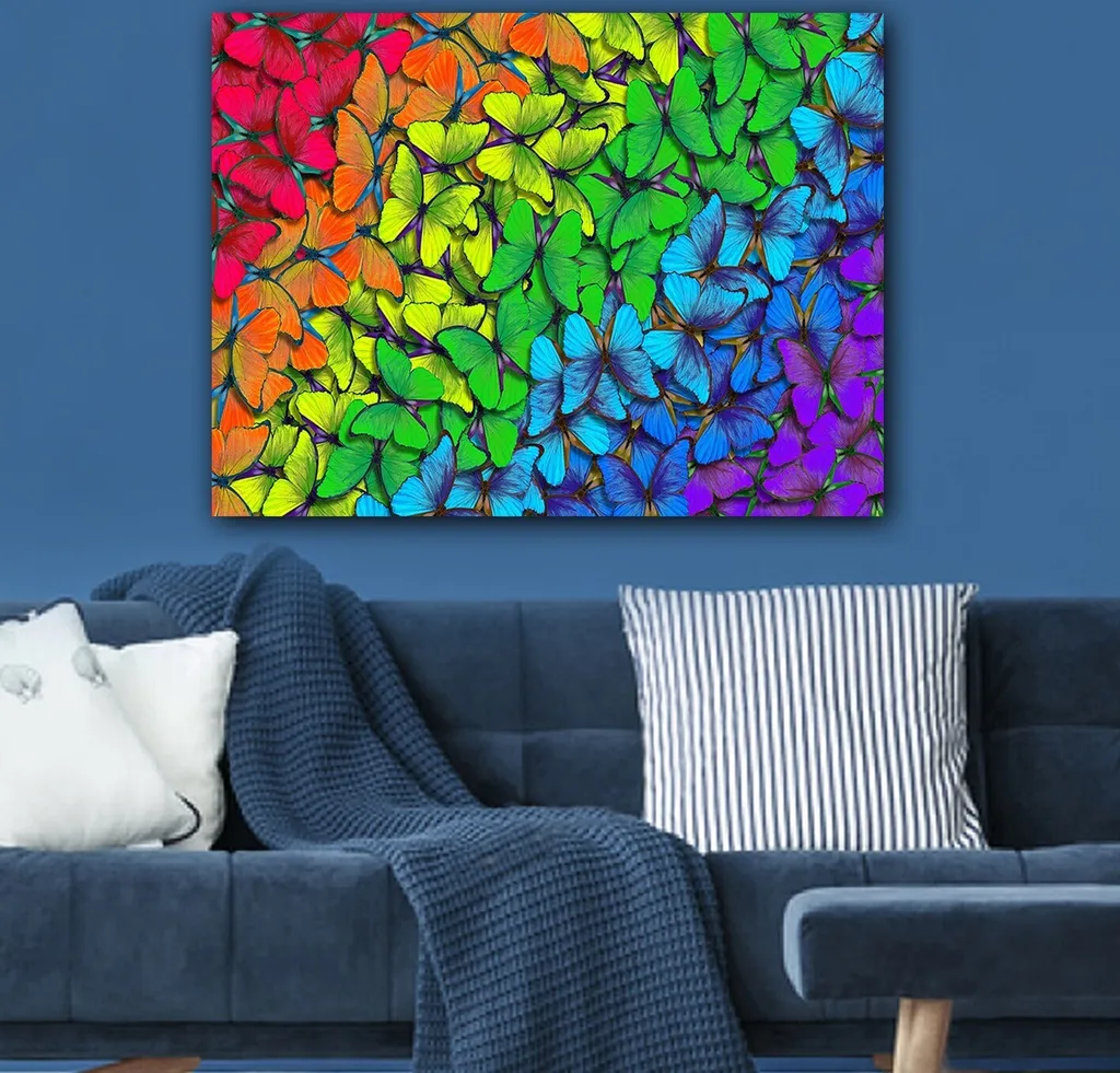 Grand Tableau Mural pour Salon 70x100 cm Wallity Impression sur Toile