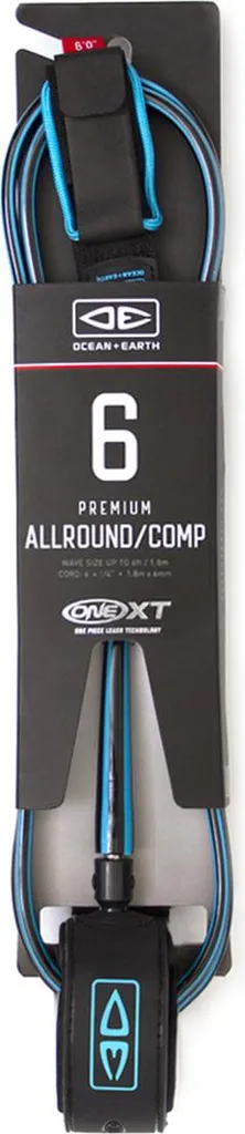 Leash Surf Ocean&Earth Allround Comp 6'0 bleu - Accessoire Performance - 2