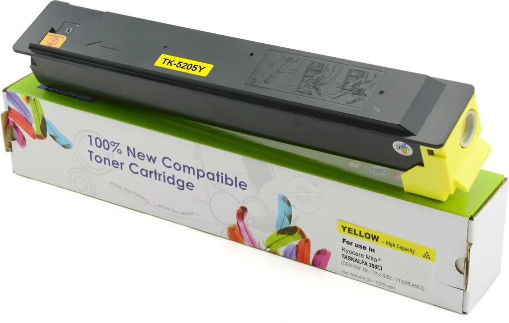 Toner Jaune TK-5205Y Web pour Kyocera : Éclat et Précision de Couleur