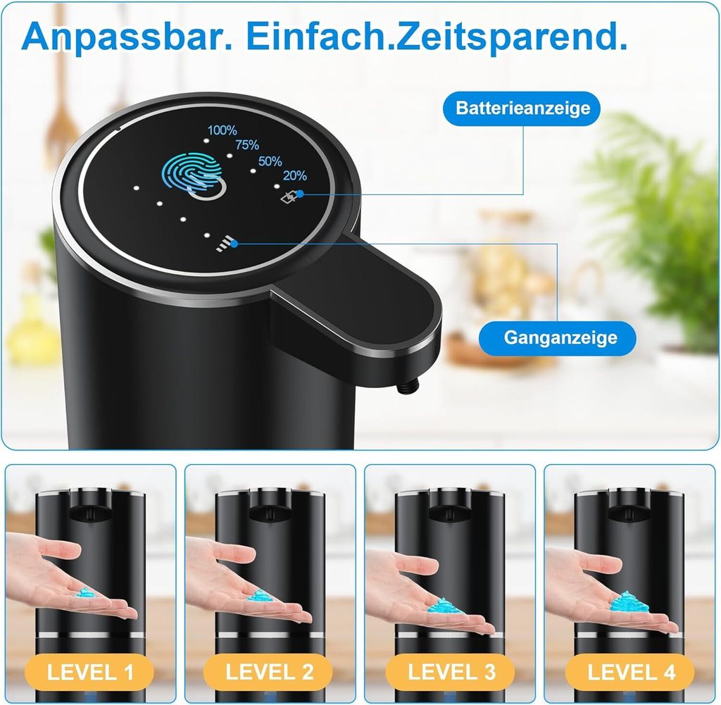 Seifenspender Automatisch, Seifenspender mit Sensor Produktbild 2