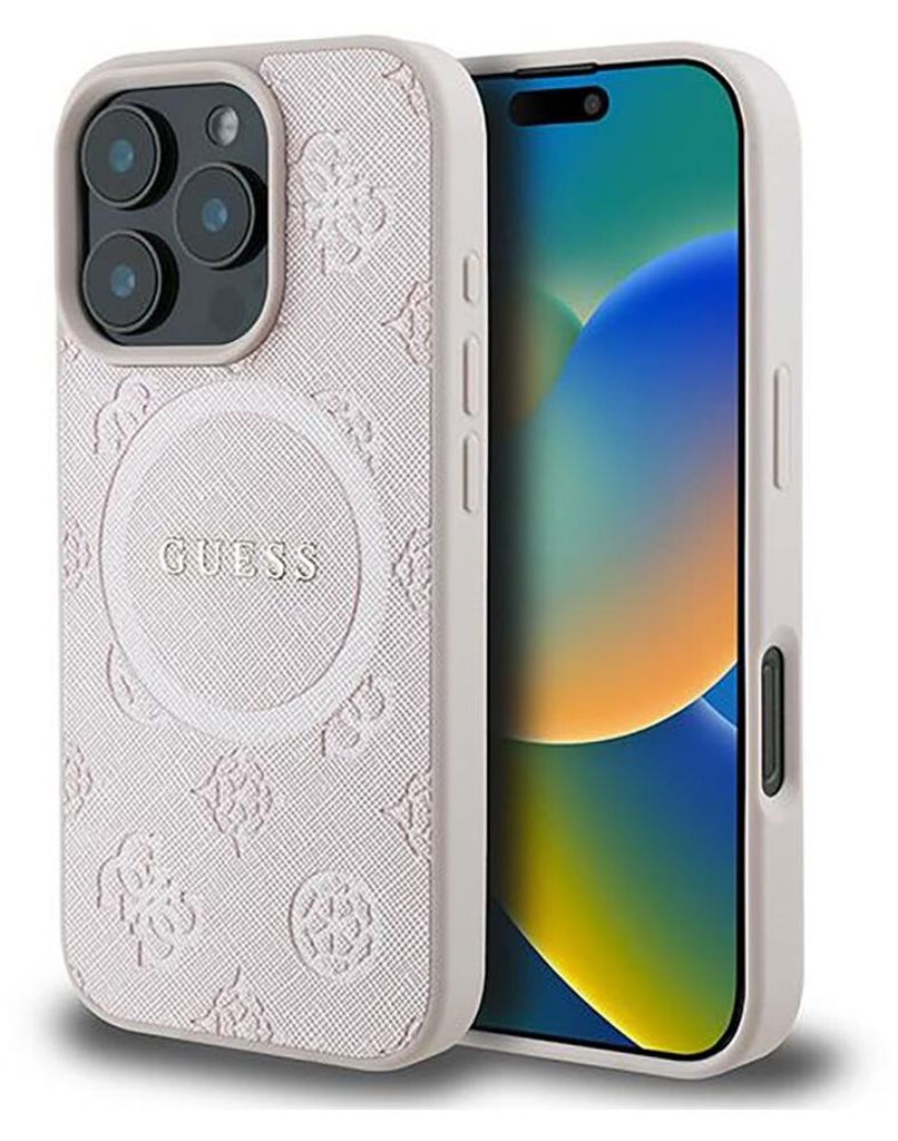 Guess GUHMP16LPSAPSMEP iPhone 16 Pro 6.3" rose hardcase Image du produit 