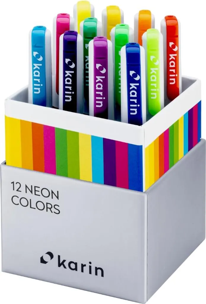 Recensione Tecnica Karin Realbrush PRO Neon: Set 12 Colori Fluo