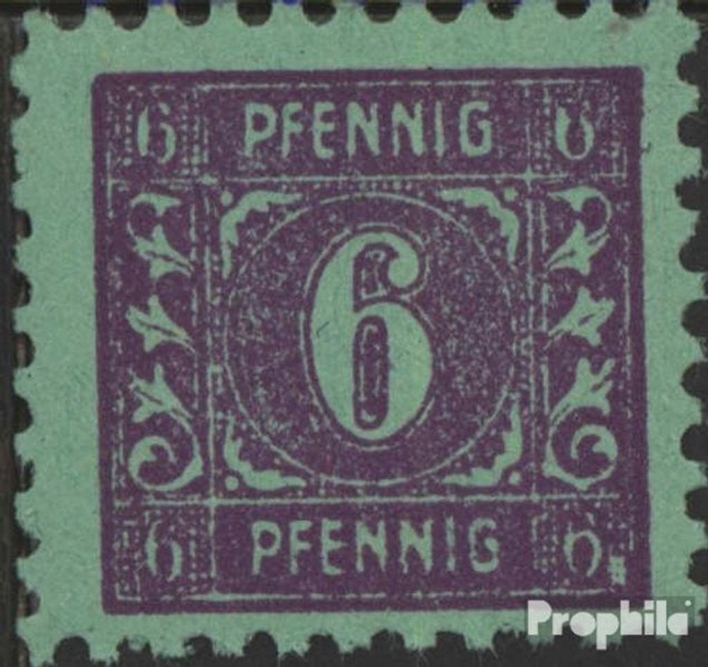 Briefmarken Sowjetische Zone (All.Bes.) 1945 Mi 10x VIII, weißes Rechteck neben der 6 (Feld 36) postfrisch Mecklenburg 1.Ausgabe