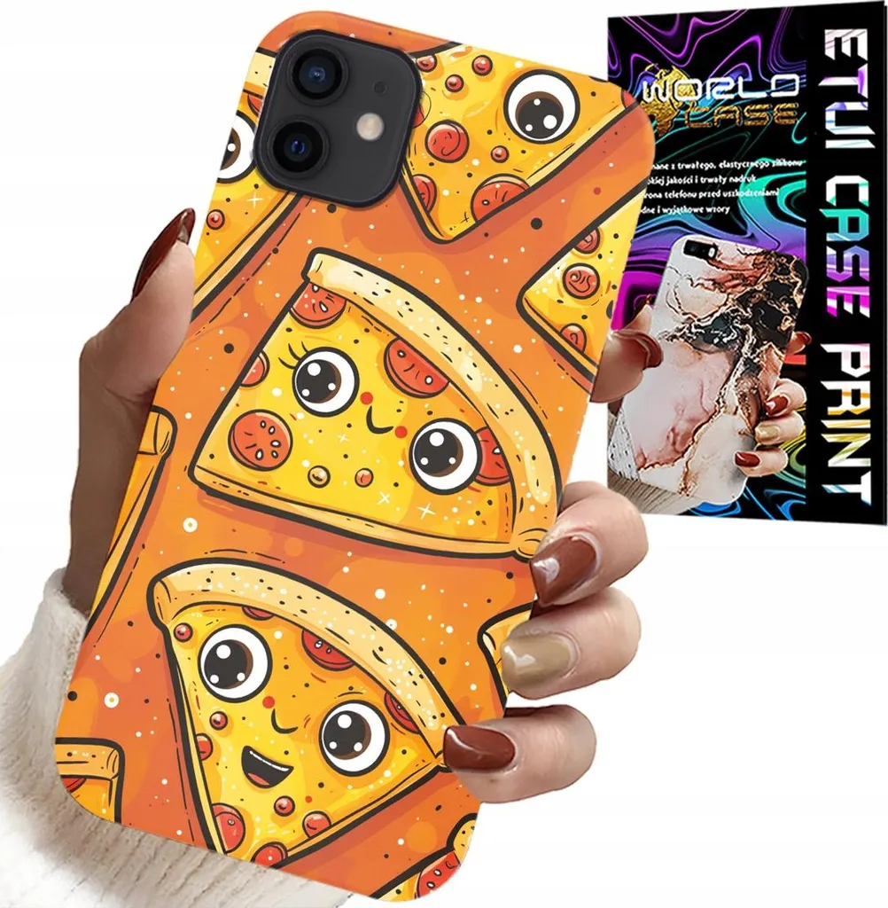 Custodia iPhone 13 Mini Pizze Dolci + Vetro Temperato Omaggio