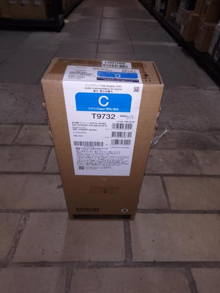 Epson inktcartridge WF-C869R XL, type T9732, cyaan, voor Productafbeelding 