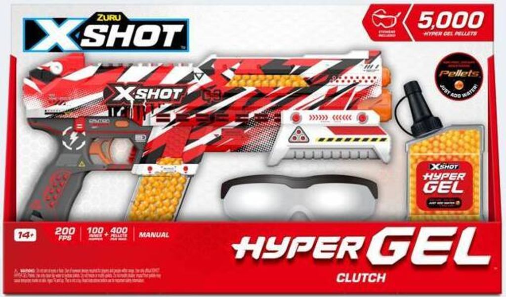 Zuru X-Shot Hyper Gel Clutch + 5000 Pellets Produktbild 