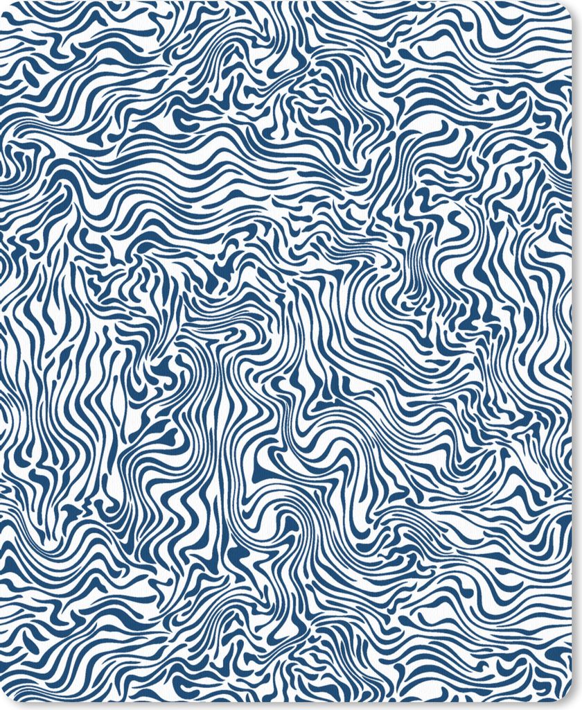 MuchoWow Mauspad Mousepad Muster - Abstrakt - Blau 19x23 cm - Mousepads - Maus Mat - Pad - Mausunterlage - Mauspads - Spielen