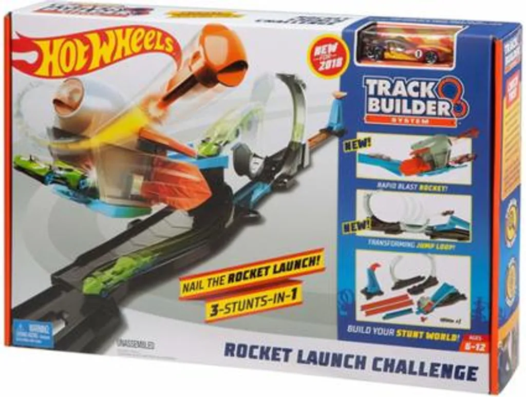 Hot Wheels Lancement de Fusée avec Cascade Transformable et Circuit 3en1 - 17