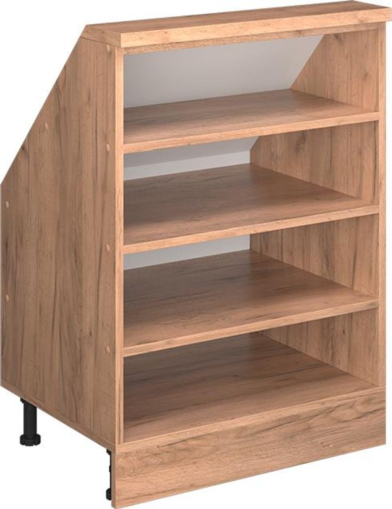 Skříň pod šikmou střechu Vicco Rion Bílá 60 x 81.6 cm se 4 Obrázek produktu 