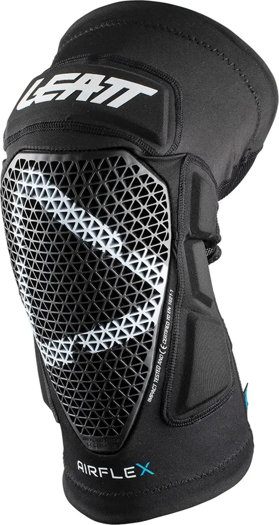 Genouillères Leatt AirFlex Pro Noir S - Finissez-en avec les Chocs
