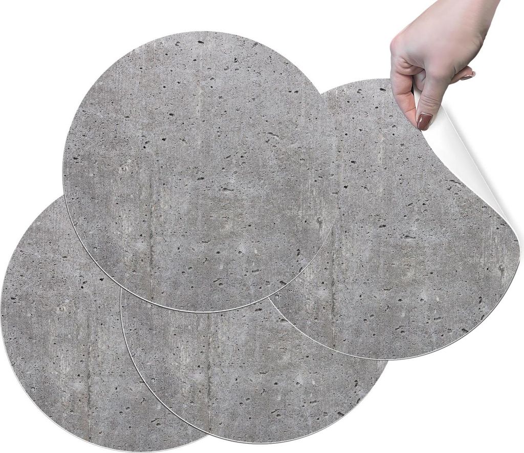 HUBDECO Strapazierfähige Schützende Esstischmatten - Set mit 4 abwaschbaren Vinyl-Tischmatten - Platzdeckchen für Küche - Tischmatte - Tischset...