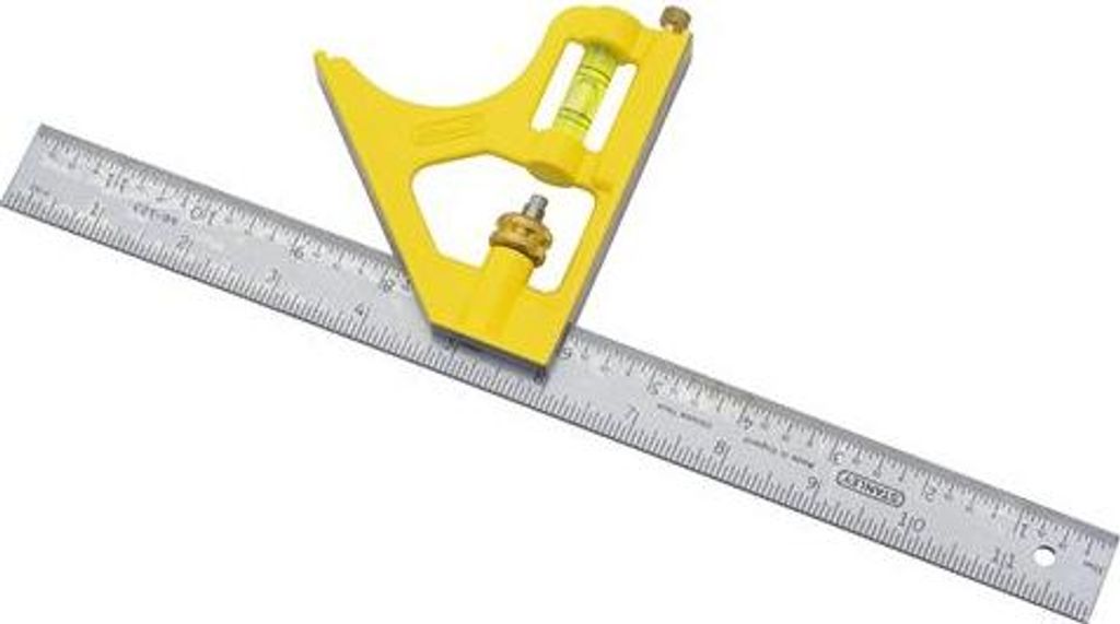Stanley 300MM MET DIECAST COMB SQUARE