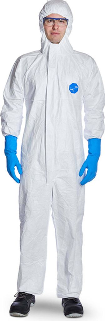 Tyvek Schutzoverall partikeldicht mit Infektionsschutz M