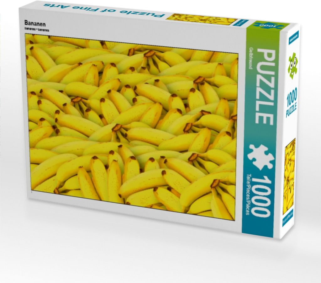 Calvendo Bananen 1000 Teile Puzzle quer 640x480mm, Produktbild 