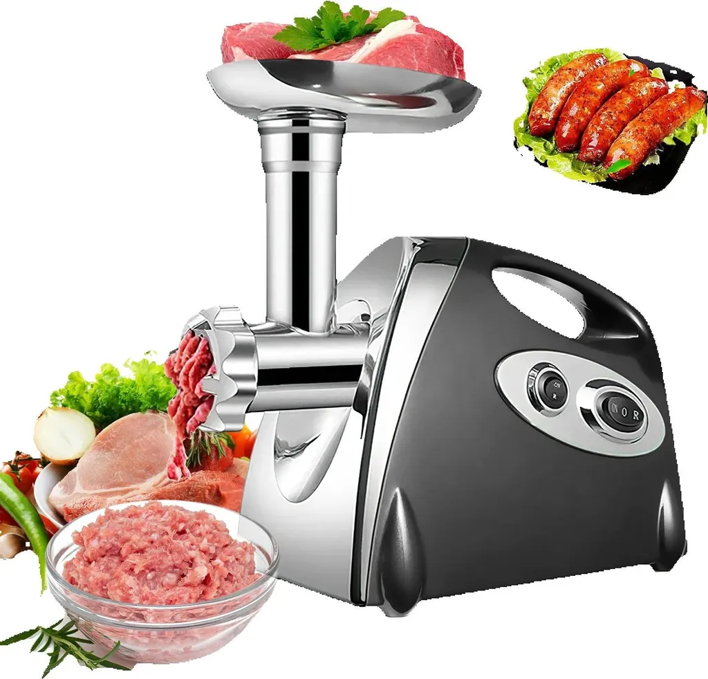 Tritacarne 2800W per Burger e Salsicce | Piastre Acciaio Professionali